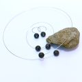 Šperky z minerálních kamenů Láva souprava náušnice, náramek a náhrdelník Šperky Georgina