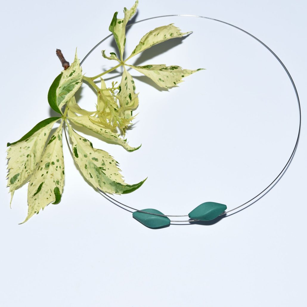 Šperky Georgina Leona zelená náhrdelník